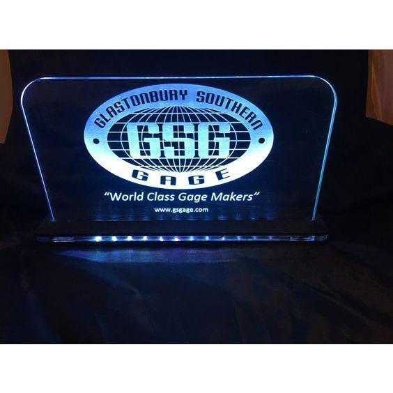 Battery Operated Custom Edge Lit Acrylic Signs - CCHobby