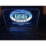 Battery Operated Custom Edge Lit Acrylic Signs - CCHobby