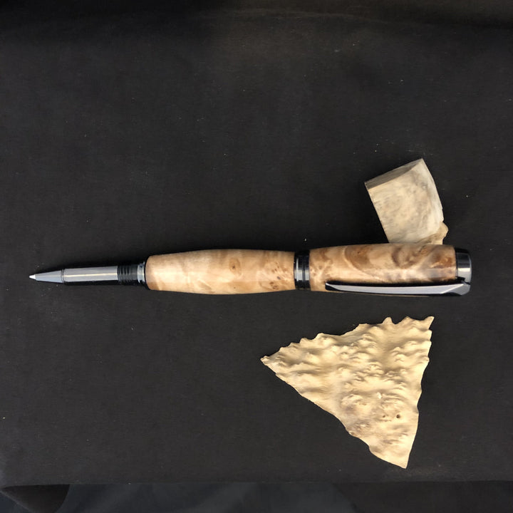 Executive Style Hand Turned Wood Burl Pen - CCHobby