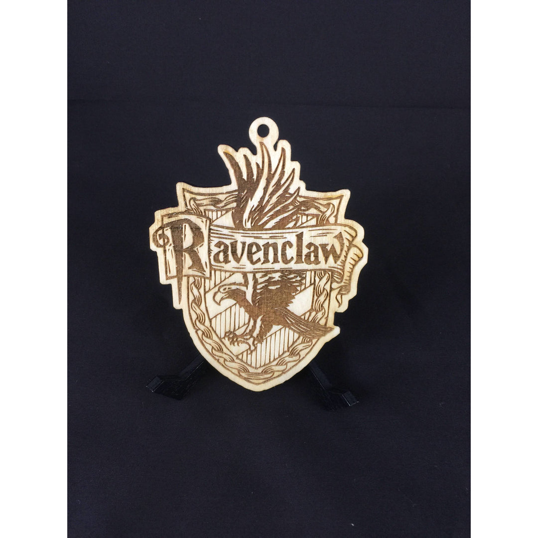 Harry Potter Hogwarts Wood Laser Cut Christmas Ornaments Set of Five - CCHobby