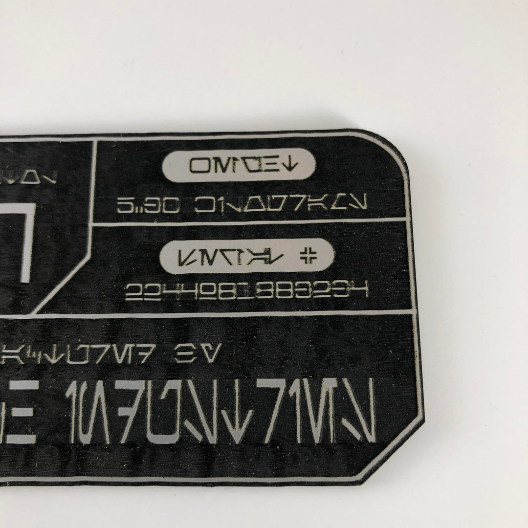 2x Plaque de blaster DH-17 Star Wars