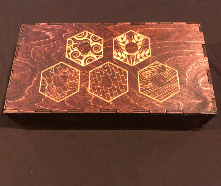 Catan Game Set Wood Box