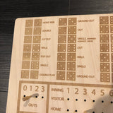 Wood Baseball Dice Game Customizable With YourTeam