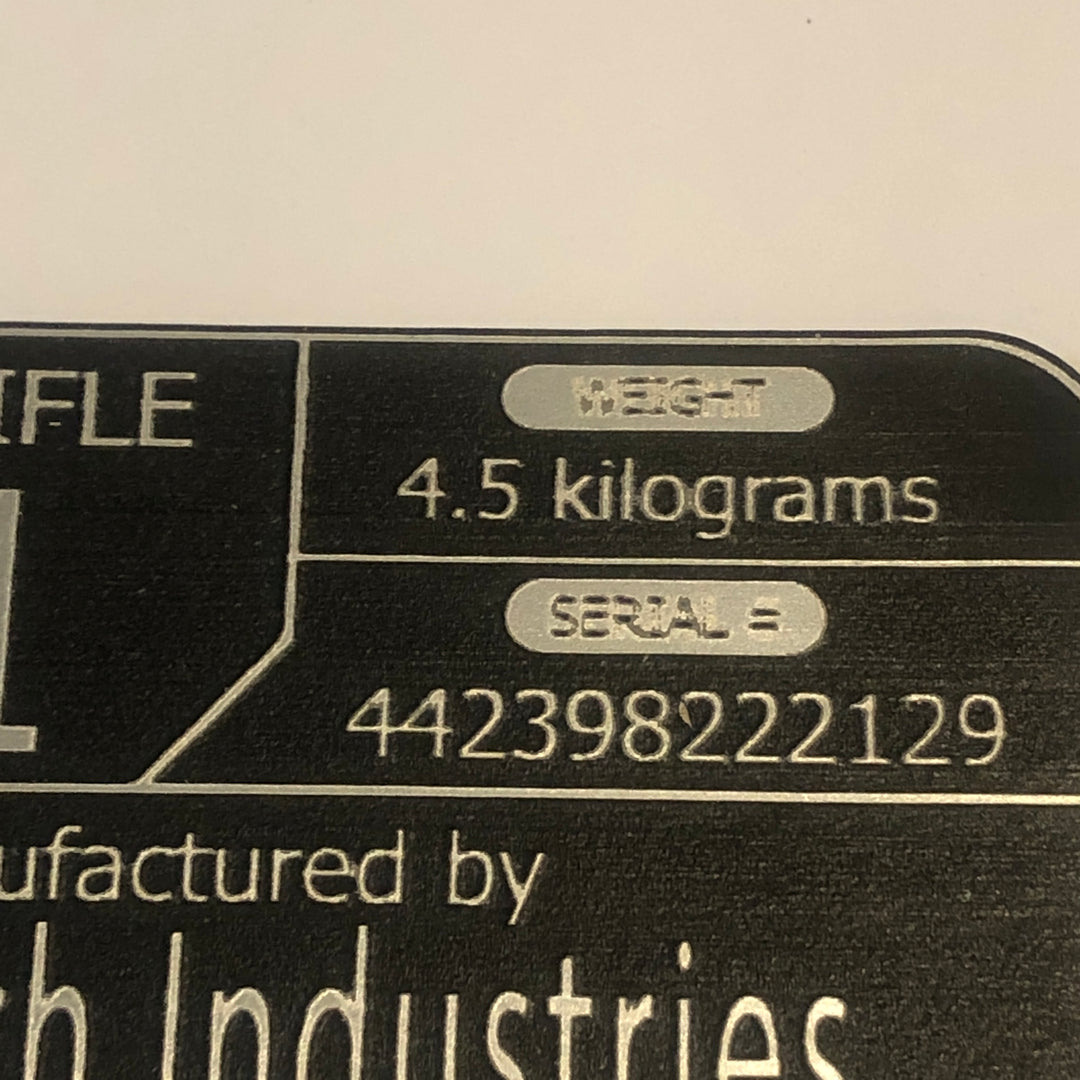 E-11 Star Wars Blaster Plaque