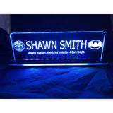 Lighted Nameplate Edge Lit Acrylic - CCHobby