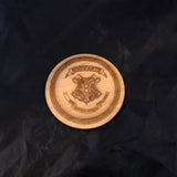 Wooden Harry Potter Hogwarts Coasters, Gryffindor, Hufflepuff, Ravenclaw and Slytherin - CCHobby